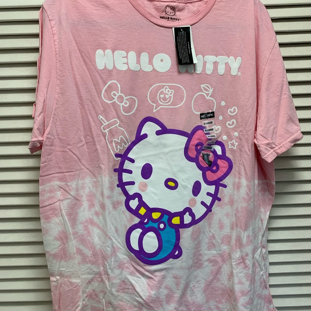 Hello Kitty Pink and Purple women T-Shirt